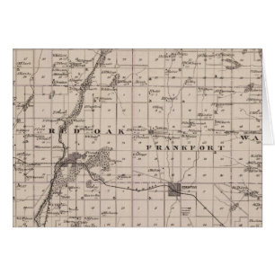 Mapa del condado de Montgomery, estado de Iowa