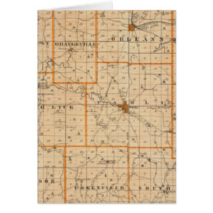 Mapa del condado de Naranja