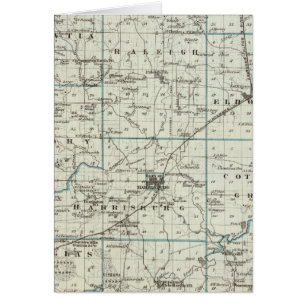 Mapa del condado de Saline