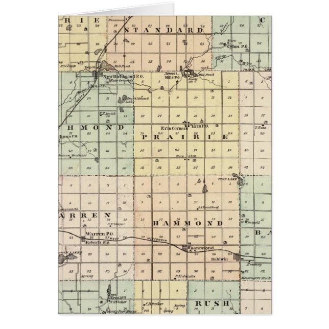 Mapa del condado de Santa Cruz (Frente)