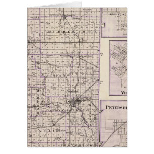 Mapa del condado de Vermilion, ciudad de Mason