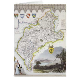Mapa del Cumberland, del 'inglés de Moule