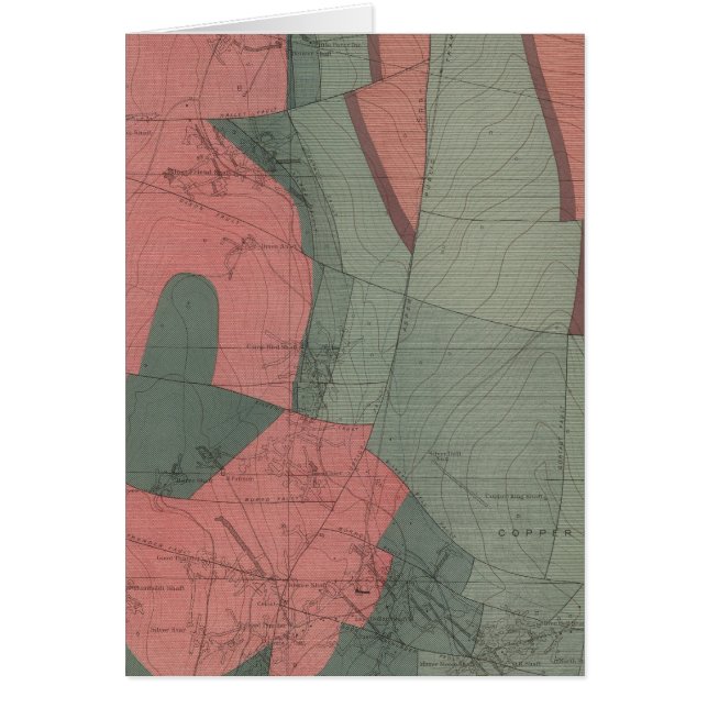 Mapa del distrito minero de Tourtelotte Park (Frente)