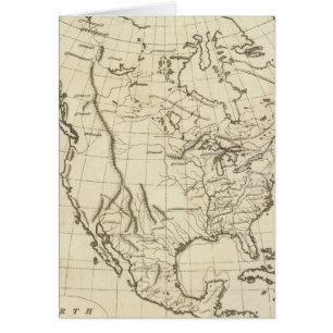 Mapa del esquema de América del Norte
