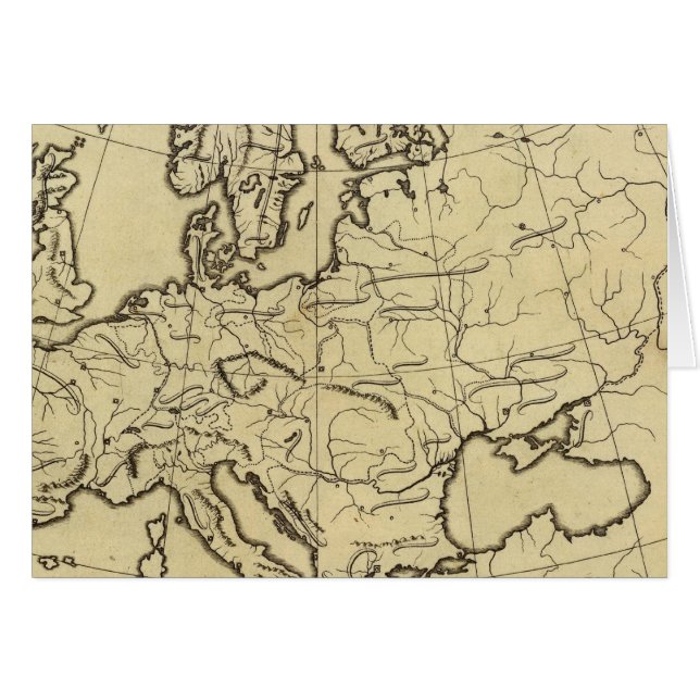 Mapa del esquema de Europa (Anverso (Horizontal))