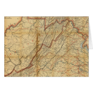 Mapa del estado de Virginia