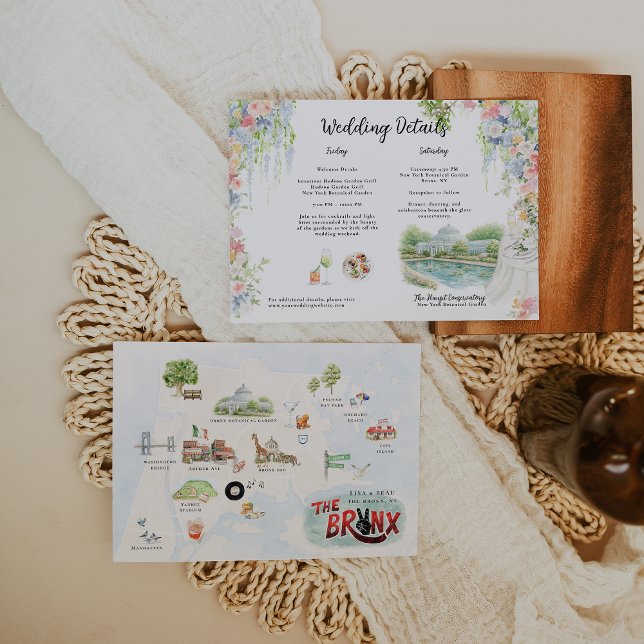 Mapa del fin de semana de la boda en el Bronx | It (Subido por el creador)