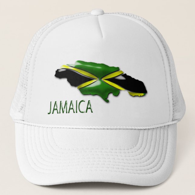 Mapa del gorra del camionero de Jamaica (Anverso)
