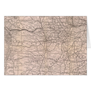 Mapa del Gran Ferrocarril Occidental de Canadá