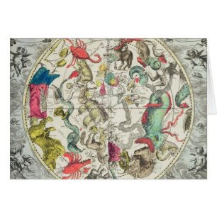 Mapa del hemisferio meridional