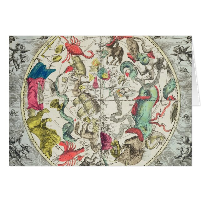 Mapa del hemisferio meridional (Anverso (Horizontal))