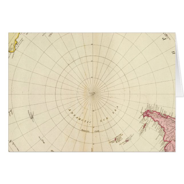 Mapa del hemisferio sur (Anverso (Horizontal))