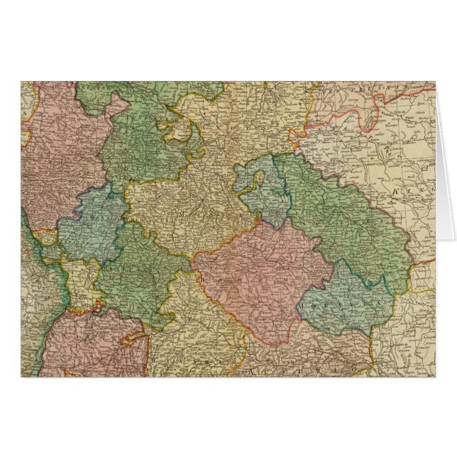 Mapa del Imperio Alemán (Anverso (Horizontal))