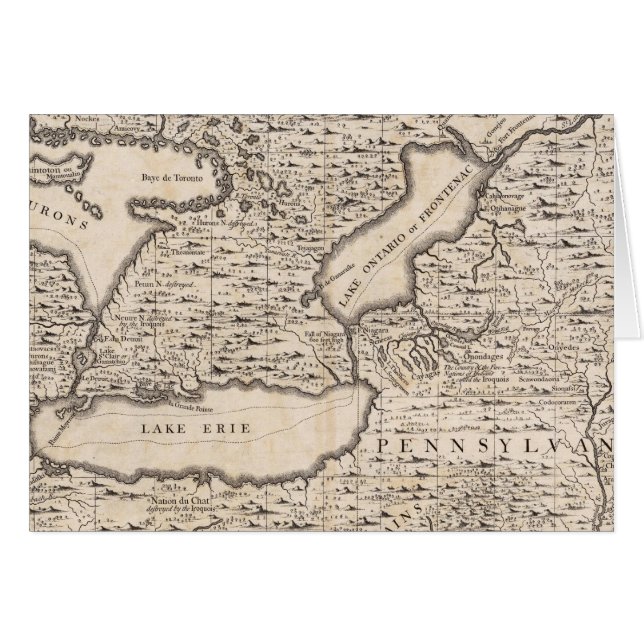 Mapa del Imperio Británico en Estados Unidos Hoja  (Anverso (Horizontal))