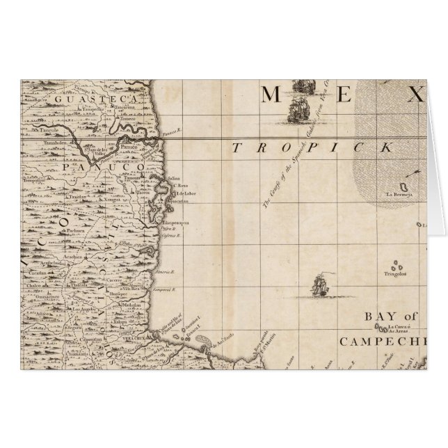 Mapa del Imperio Británico en Estados Unidos Hoja  (Anverso (Horizontal))