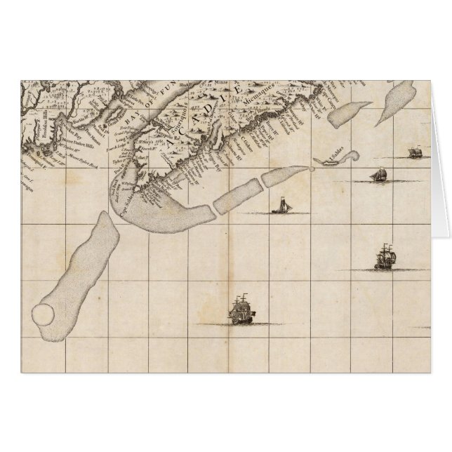 Mapa del Imperio Británico en Estados Unidos Hoja  (Anverso (Horizontal))
