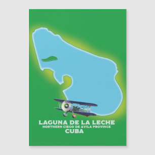 Mapa del lago Laguna de la Leche Cuba
