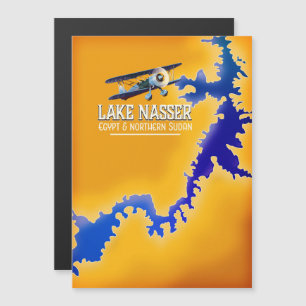 Mapa del lago Nasser Egipto y Sudán