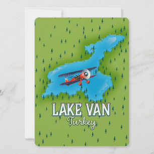 Mapa del lago Van Turkey