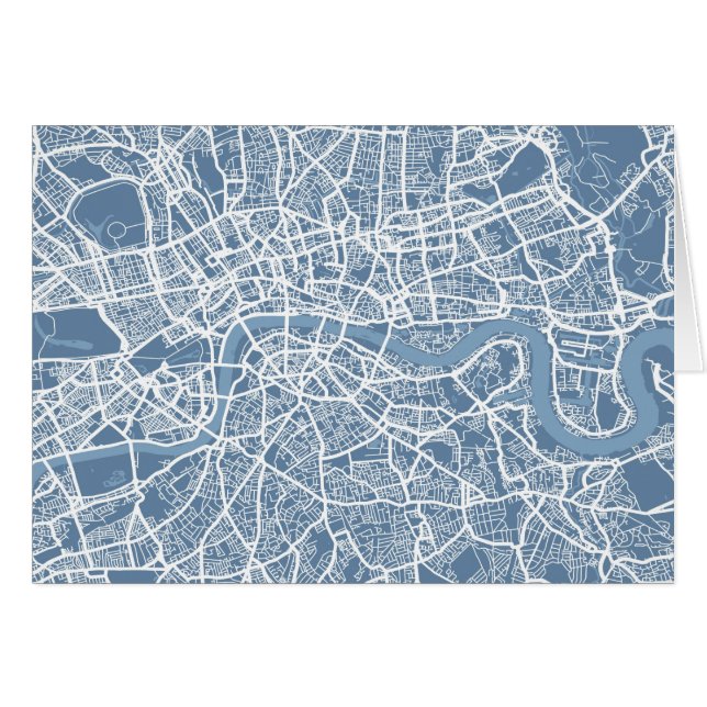 Mapa del mapa de Londres (Anverso (Horizontal))