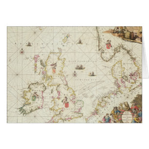 Mapa del Mar del Norte, c.1675