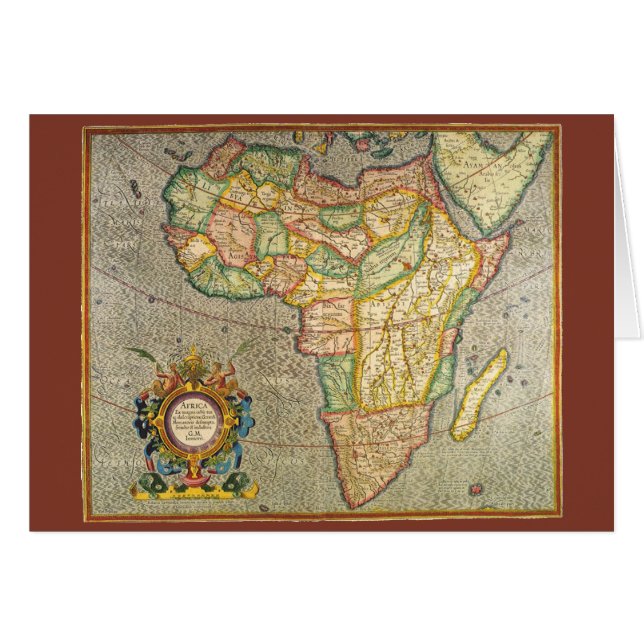 Mapa del Mercador del Antiguo Mundo de África, 163 (Anverso (Horizontal))