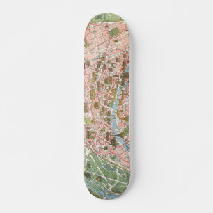 Mapa del monopatín Oldschool de París