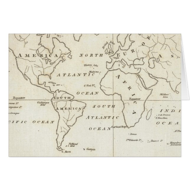 Mapa del mundo (Anverso (Horizontal))