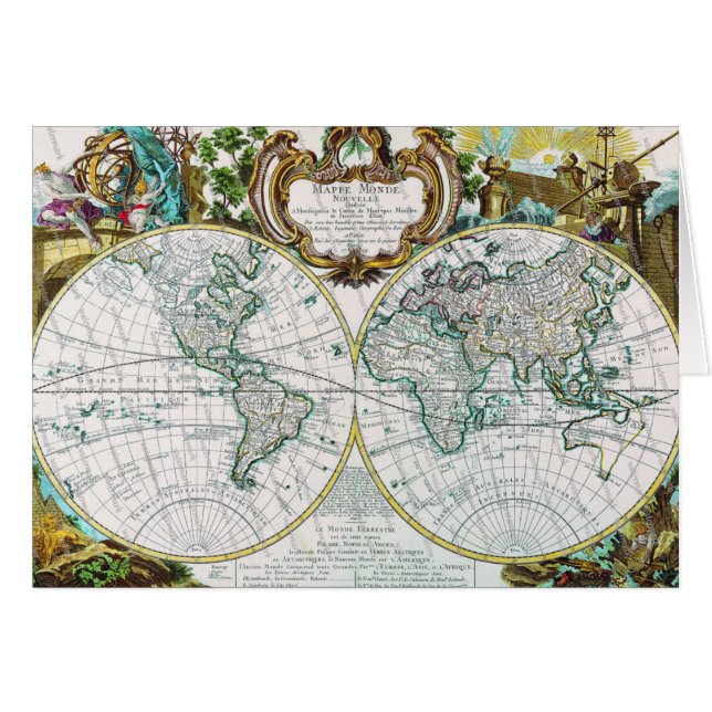 Mapa del mundo (Anverso (Horizontal))