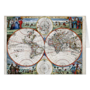 Mapa del mundo 1676