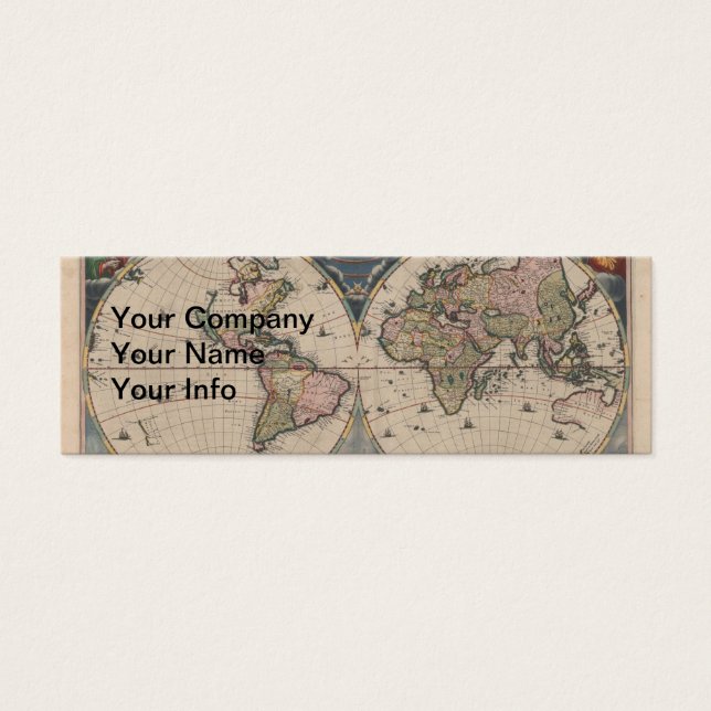 Mapa del Mundo Antiguo: Arte de Cartografía Histór (Frente)