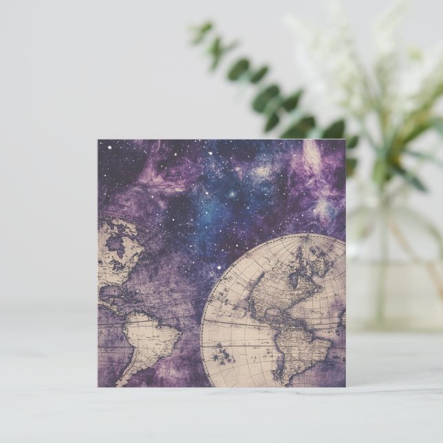 Mapa del mundo de la época celestial (3) (Anverso de pie)