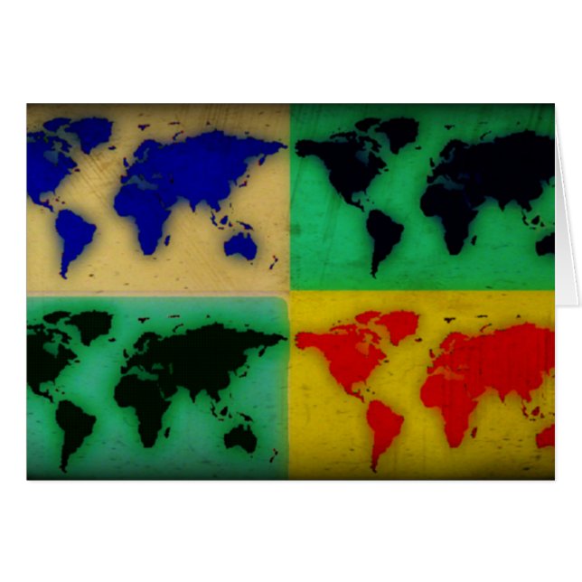 mapa del mundo del arte pop (Anverso (Horizontal))
