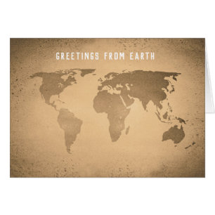 Mapa del mundo divertido