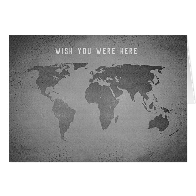 Mapa del mundo divertido (Anverso (Horizontal))