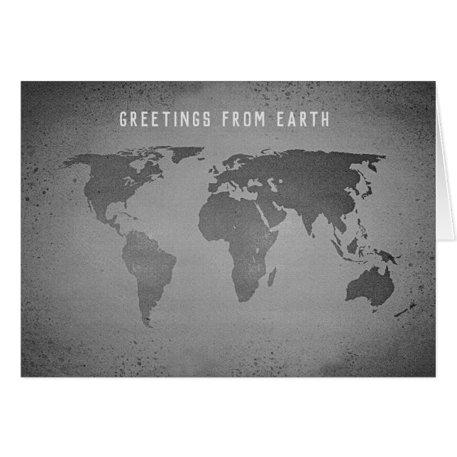 Mapa del mundo divertido (Anverso (Horizontal))