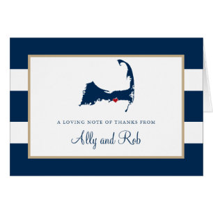 Mapa del oeste de Dennis en Cape Cod con corazón g