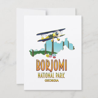 Mapa del Parque Nacional Borjomi Georgia