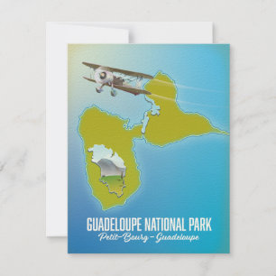 Mapa del Parque Nacional de Guadalupe