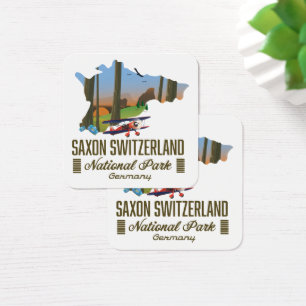 Mapa del Parque Nacional de Suiza Sajona Alemania