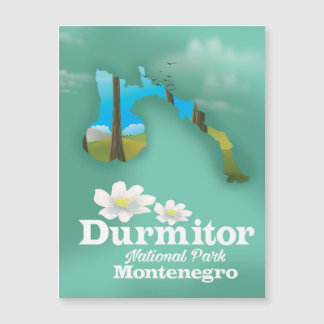 mapa del parque nacional Durmitor, Montenegro