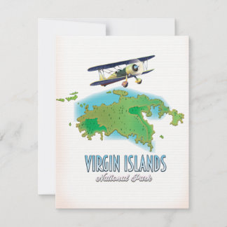 mapa del Parque Nacional Islas Vírgenes