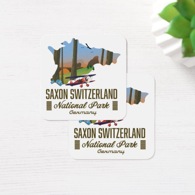 Mapa del Parque Nacional Suiza Saxon (Escritorio)