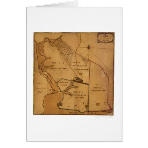 Mapa del plan de la granja de George Washington -