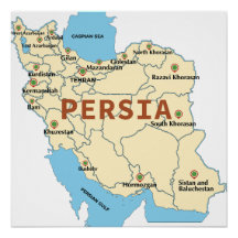 Mapa del Poster Persia