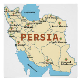 Mapa del Poster Persia