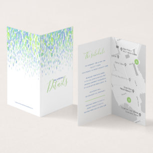 mapa del programa verde azul de los detalles del e