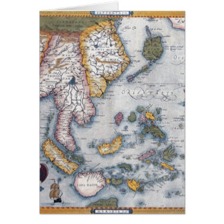 Mapa del siglo XVI de Asia sudoriental y de