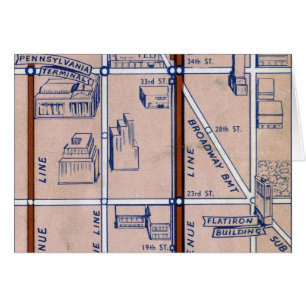 MAPA DEL SUBTERRÁNEO DE NUEVA YORK, 1940 2