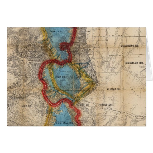 Mapa del Territorio Colorado (Anverso (Horizontal))